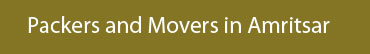 Packers and Movers Amritsar